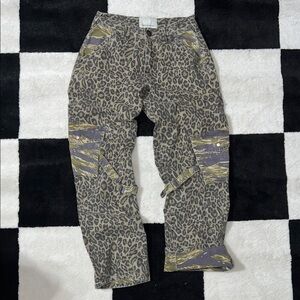 One Teaspoon Camouflage Leopard Pants